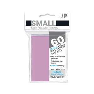 Koszulki na karty Ultra-Pro Small 62x89 mm 60 sztuk - różowe