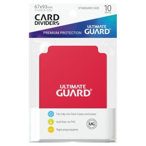 Przekładki do kart (Card Dividers) Standard Size - red (czerwone)