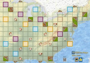 Carcassonne: Mapa wschodnich USA (East USA)
