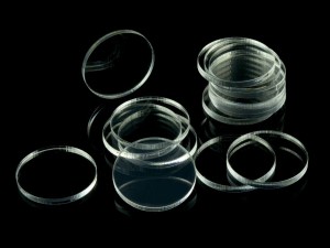 Crafters: Acrylic stands - Transparent - Round 3x30 mm (15)
