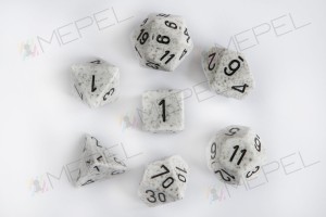 Kości Chessex - zestaw 7 kostek Speckled Arctic Camo