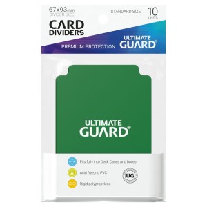 Przekładki do kart (Card Dividers) Standard Size - green (zielone)