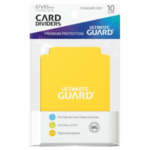 Przekładki do kart (Card Dividers) Standard Size - yellow (żółte)