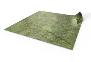 Dry-erase mat: 80x80 cm square grid - grass
