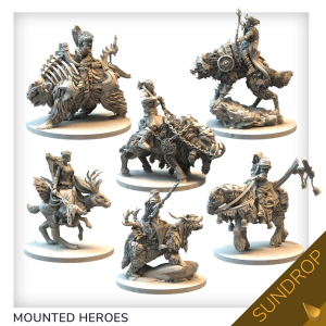 Tainted Grail: Upadek Avalonu - Mounted characters set - sundrop