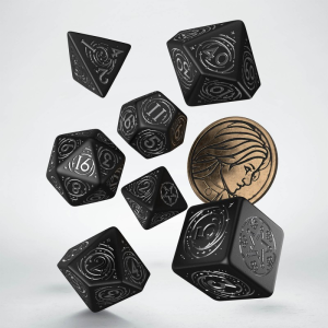 Komplet kości RPG Wiedźmin: Yennefer - Obsydianowa gwiazda