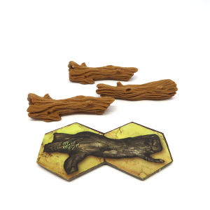 Elementy zamienne do gry Gloomhaven: Kłody drewna