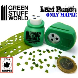 Green Stuff World: Miniaturowy dziurkacz do liści (Medium Green)