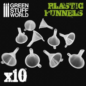 Green Stuff World: Zestaw plastikowych lejków