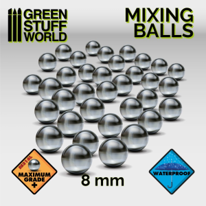 Green Stuff World: Kulki do mieszania farby ze stali nierdzewnej 8mm