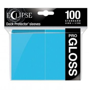Koszulki na karty Ultra-Pro Pro-Gloss Eclipse Sky Blue 66x91 mm 100 sztuk (błękitne)