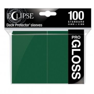 Koszulki na karty Ultra-Pro Pro-Gloss Eclipse Forest Green 66x91 mm 100 sztuk (ciemnozielone)
