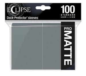 Koszulki na karty Ultra-Pro Pro-Matte Eclipse Smoke Grey 66x91 mm 100 sztuk (szare)