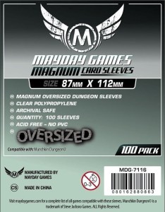 Koszulki na karty Mayday Magnum Oversized 87x112 mm 100 sztuk