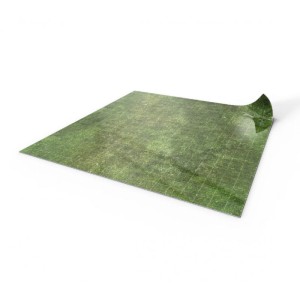 Dry-erase mat: 50x50 cm square grid - grass