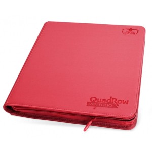 Klaser Ultimate Guard QuadRow Zipfolio na 480 kart - red