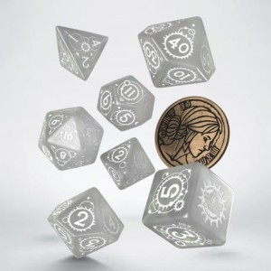 Komplet kości RPG Wiedźmin: Ciri - Pani Czasów i Miejsc
