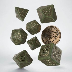 Komplet kości RPG Wiedźmin: Triss - Czternasta ze Wzgórza