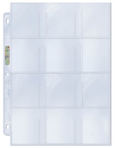 Strona do klasera Ultra-Pro Platinum Series 12 kieszeni na karty - 57x63 mm