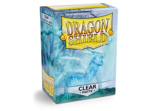 Koszulki na karty Dragon Shield Matte - przezroczyste - 100 sztuk