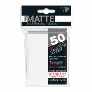 Koszulki na karty Ultra-Pro Pro-Matte Standard 66x91 mm 50 sztuk - białe