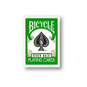Karty do gry Bicycle: Rider back - zielone