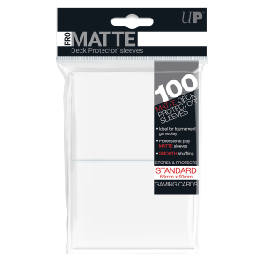 Koszulki na karty Ultra-Pro Pro-Matte Standard 66x91 mm 100 sztuk - białe