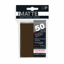 Koszulki na karty Ultra-Pro Pro-Matte Standard 66x91 mm 50 sztuk - brązowy