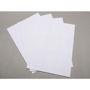 Sheet with blank cards 61x87 mm