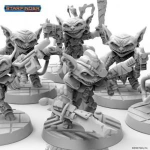 Starfinder Miniatures: Space Goblin War Band