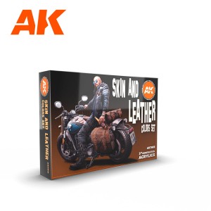AK Interactive Skin and Leather Colors Paint Set