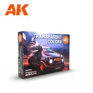 AK Interactive Transparent Colors Paint Set