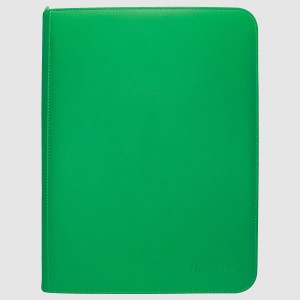 Klaser Ultra-Pro: Vivid Zippered 9-Pocket Pro-Binder - green