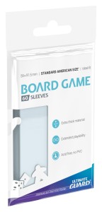 Koszulki na karty Ultimate Guard: Ideal-Fit Standard American 59x91,5 mm (60 sztuk)
