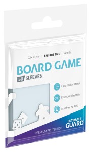 Koszulki na karty Ultimate Guard: Ideal-Fit 70x70 mm (50 sztuk)