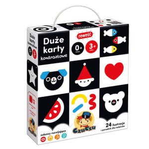 CzuCzu: Duże karty kontrastowe 0+