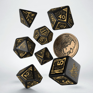 Komplet kości RPG Wiedźmin: Vesemir - Mistrz Miecza