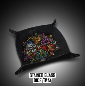Dice Tray: Stained Glass