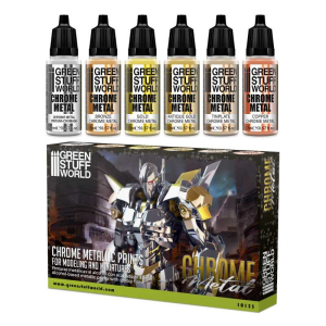 Green Stuff World: Paint Set - Chrome