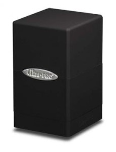 Pudełko na karty Ultra-Pro Satin Tower Deck Box black (czarne)