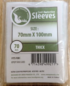 Koszulki na karty Swan Panasia 70x100 mm thick (grube) 70 sztuk