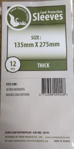 Koszulki na karty Swan Panasia 135x275 mm thick (grube) 12 sztuk