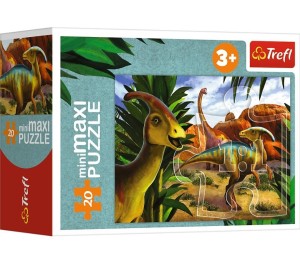 Puzzle 20 miniMaxi Explore the world of dinosaurs 2