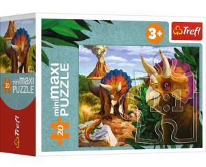 Puzzle 20 miniMaxi Explore the world of dinosaurs 4