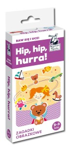 Kapitan Nauka: Zagadki obrazkowe - Hip, hip, hurra! 2-3 lata