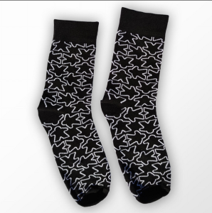 Socks: Black and White size 38-40