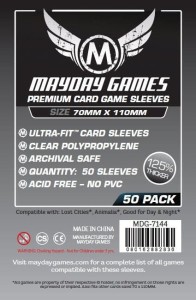 Koszulki na karty Mayday Magnum Silver Premium 70x110 mm 50 sztuk