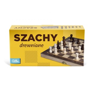 Szachy drewniane w skrzynce (29cm)