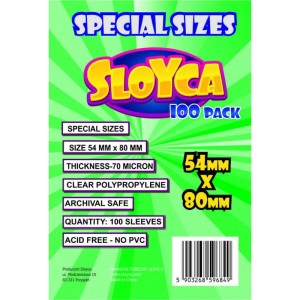 Sloyca card sleeves: Special Sizes (54x80) 100 pcs.
