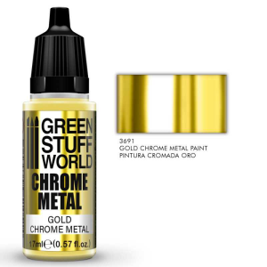 Green Stuff World: Chrome Paint - gold 17ml